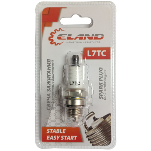 Свеча для бензотриммера/бензопилы ELAND SPARK-04 (L7TC, BLISTER, ТАЙВАНЬ)
