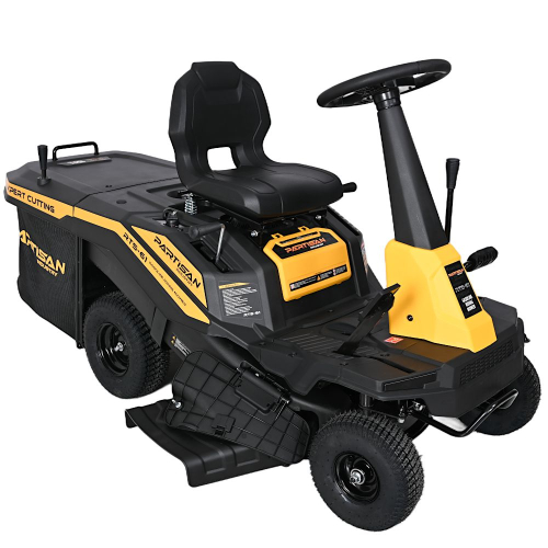 Газонокосилка бензиновая самоходная с сиденьем (райдер) PARTISAN RTS-61