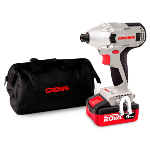Винтоверт ударный аккумуляторный CROWN CT22021HX-4 TB