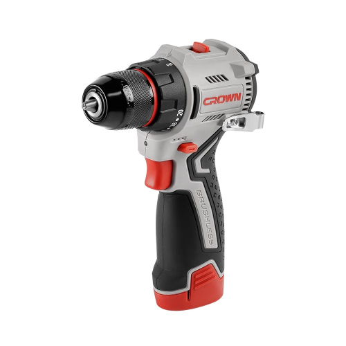 Дрель-шуруповерт аккумуляторная CROWN CT21129HMX-2 BMC
