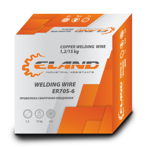 Проволока сварочная ELAND ER70S-6 (1,2*15 кг)