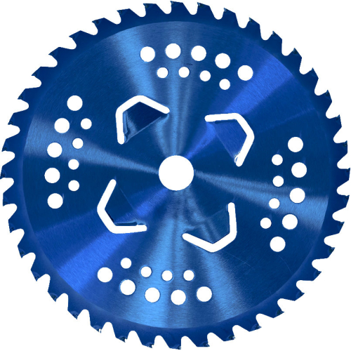 Нож победитовый BL-4 (40 зубов, СИНИЙ,255x1.3x25.4)