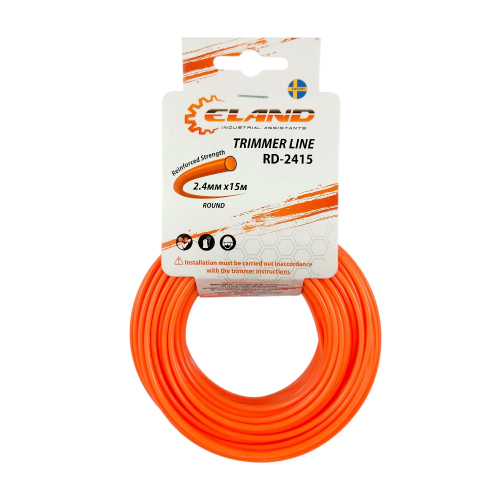 Леска для триммера ELAND RD-2415 2,4мм*15м,круг (отгружается кратно 12 шт)