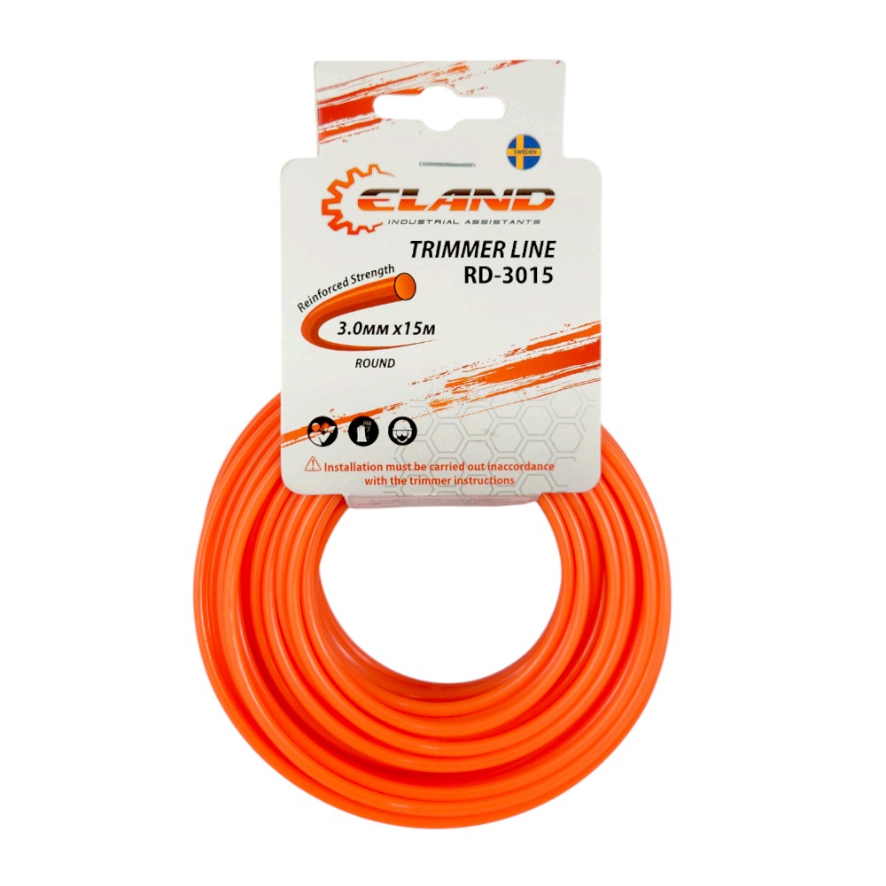 Леска для триммера ELAND RD-3015 3,0мм*15м,круг (отгружается кратно 10 шт)