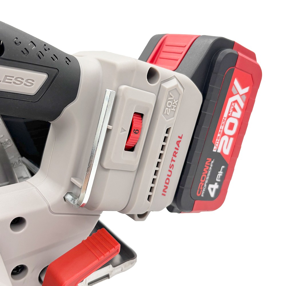 Пила дисковая по металлу аккумуляторная CROWN CT25040-150HX-4 BMC