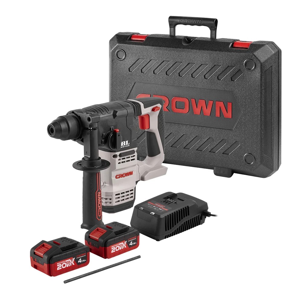 Перфоратор аккумуляторный CROWN CT28001HX-4 BMC