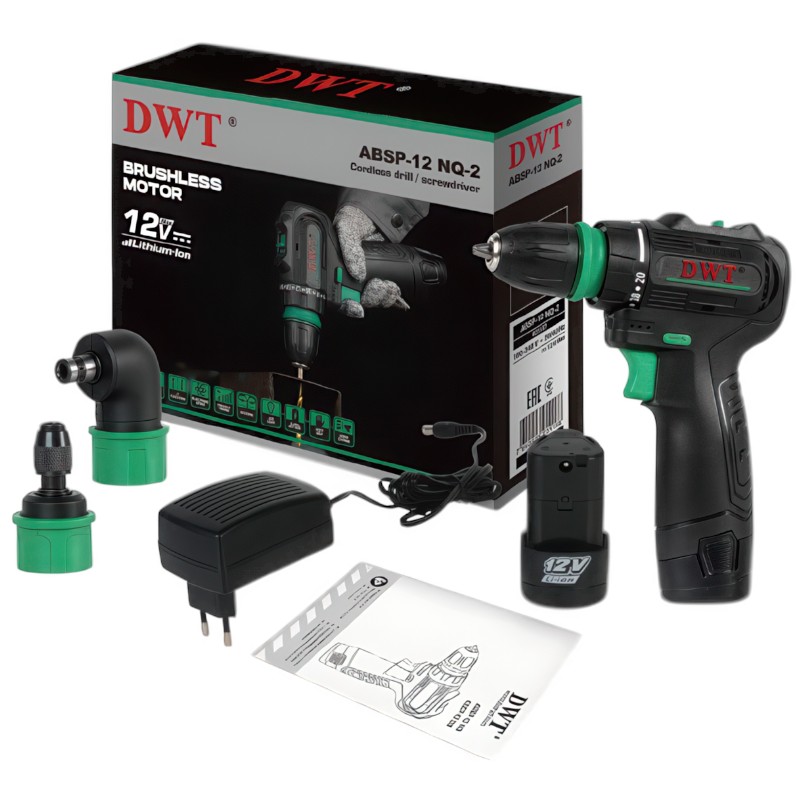 Дрель-шуруповерт аккумуляторная DWT ABSP-12 NQ-2 BMC