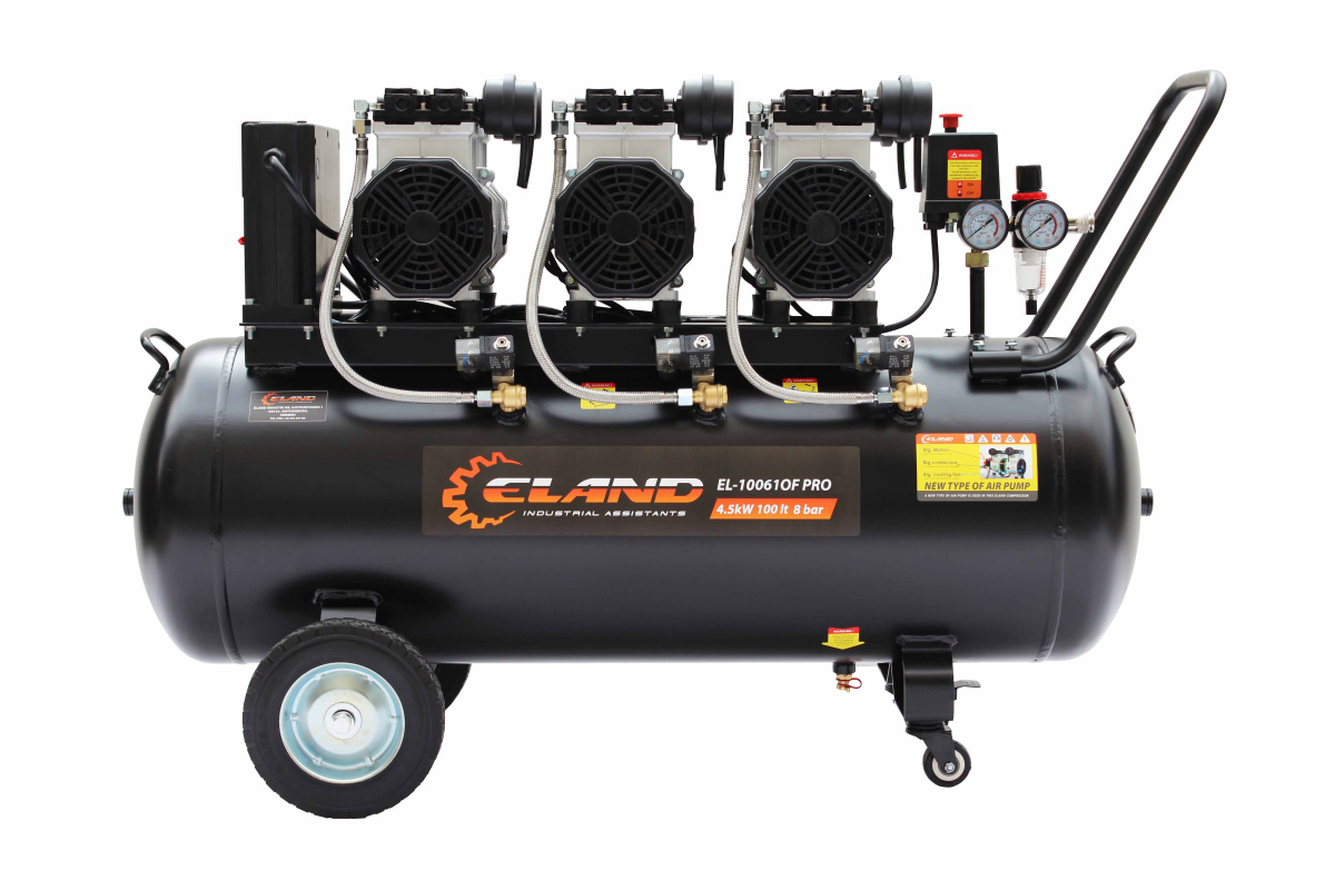 Компрессор воздушный безмаслянный ELAND EL-10061OF PRO