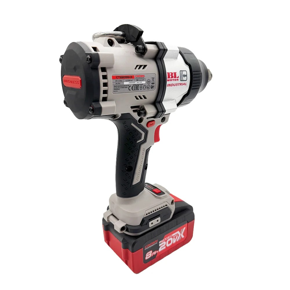 Гайковерт ударный аккумуляторный CROWN CT22056HX-8SC4 BMC