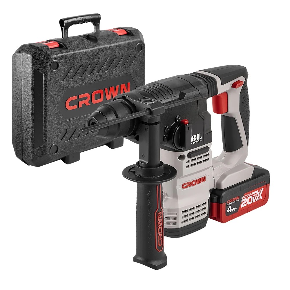 Перфоратор аккумуляторный CROWN CT28001HX-4 BMC