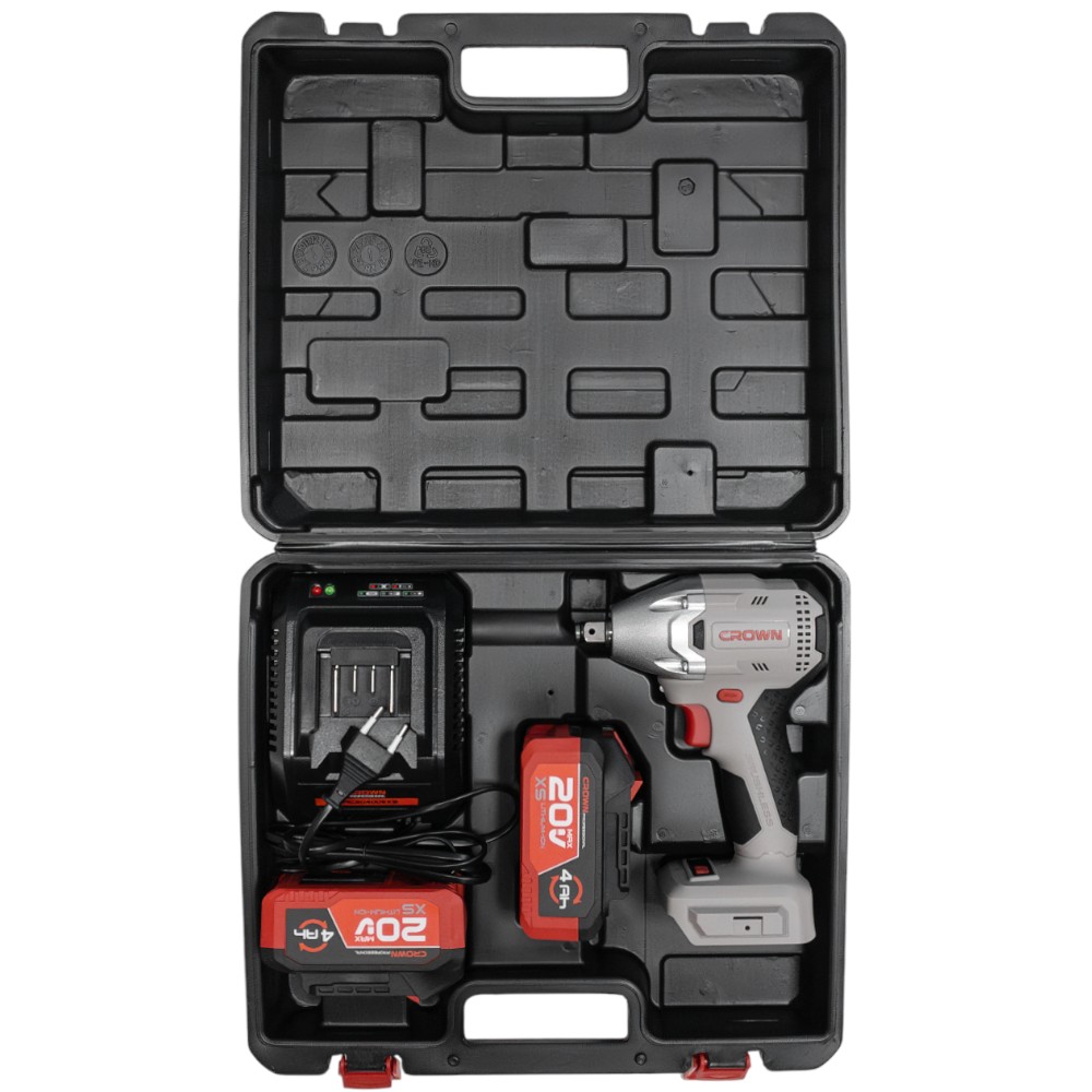 Гайковерт аккумуляторный CROWN CT22046XS-4 BMC