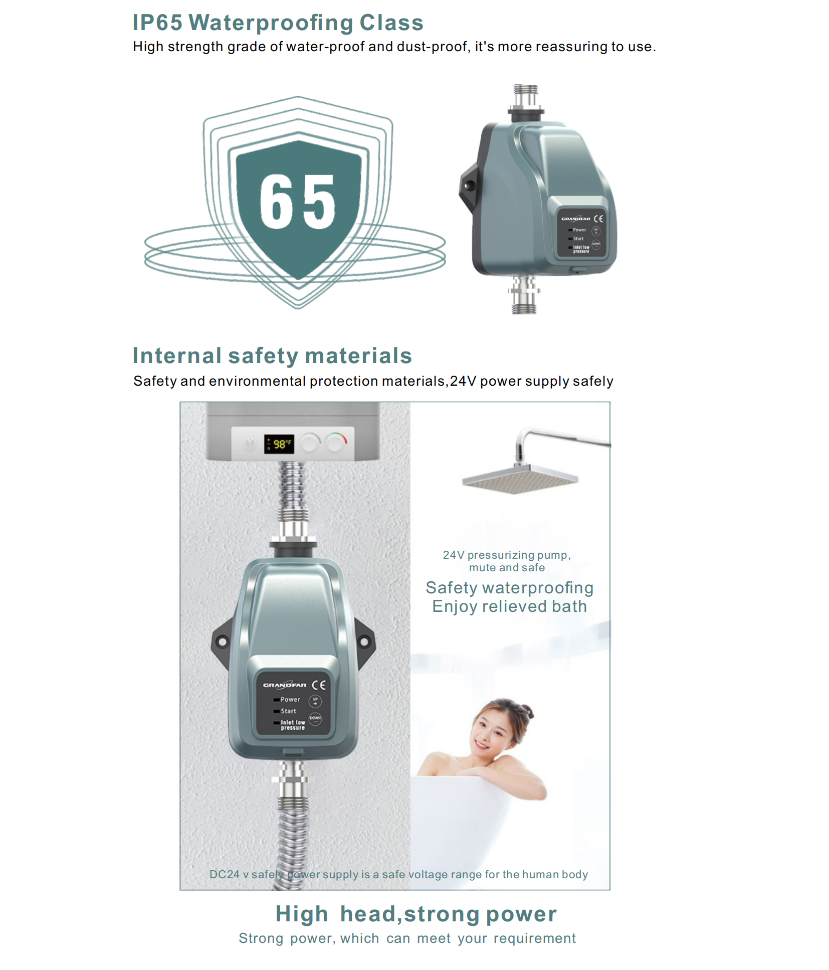 Насос повышения давления APB24-10M GRANDFAR