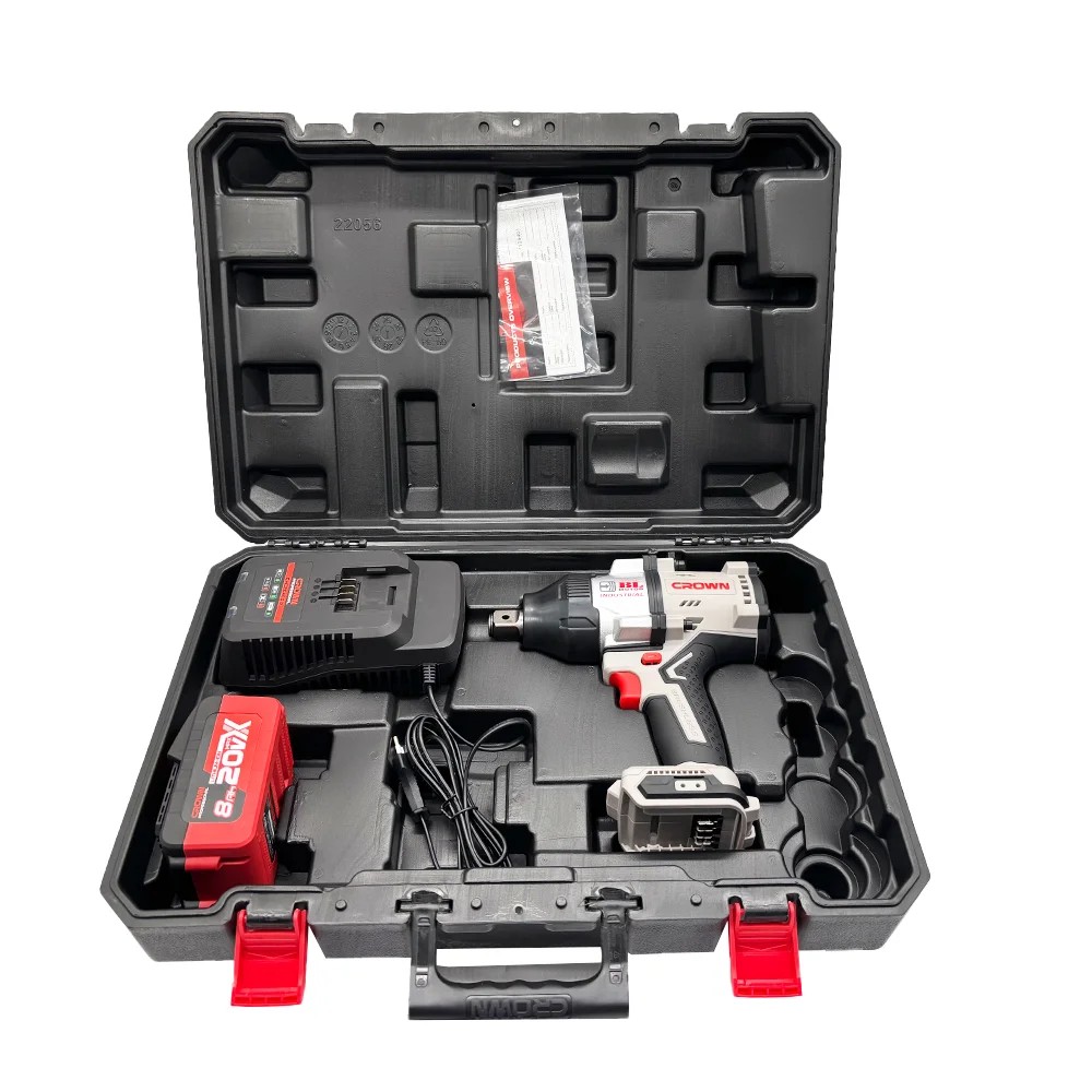 Гайковерт ударный аккумуляторный CROWN CT22056HX-8SC4 BMC