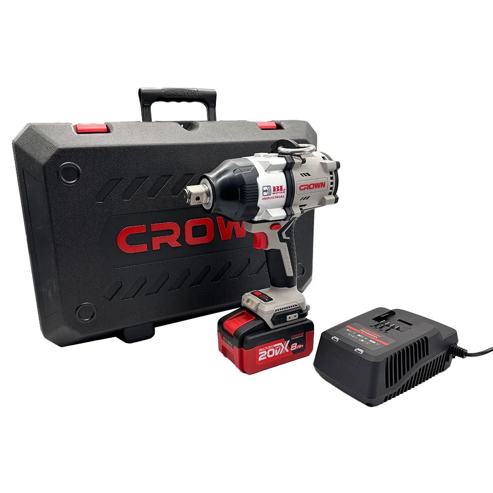 Гайковерт ударный аккумуляторный CROWN CT22056HX-8SC4 BMC