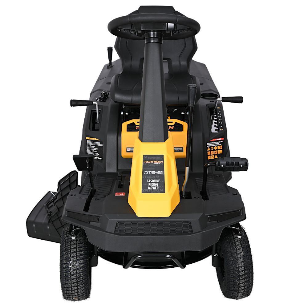 Газонокосилка бензиновая самоходная с сиденьем (райдер) PARTISAN RTS-61
