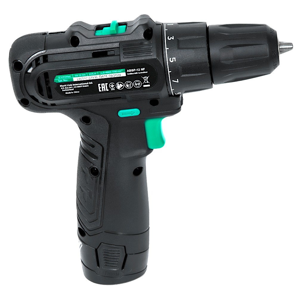 Дрель-шуруповерт аккумуляторная DWT ABSP-12 NF-2 BMC