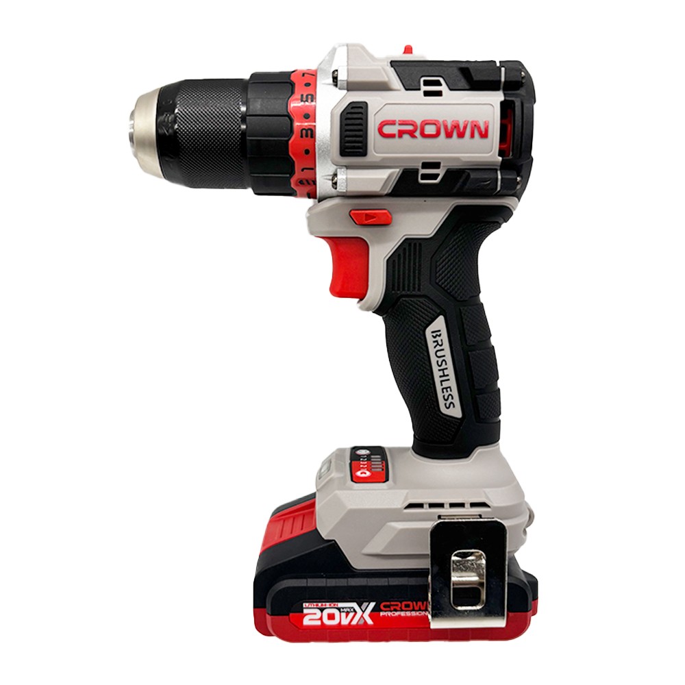 Дрель-шуруповерт аккумуляторная CROWN CT21128HMX-2 BMC