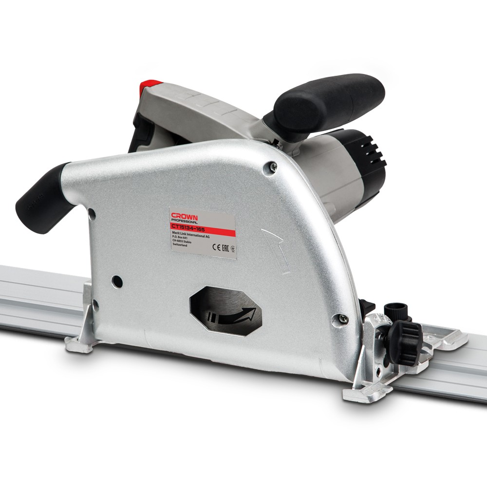 Пила погружная CROWN CT15134-165 (с направляющей шиной CAXS-BA140) 