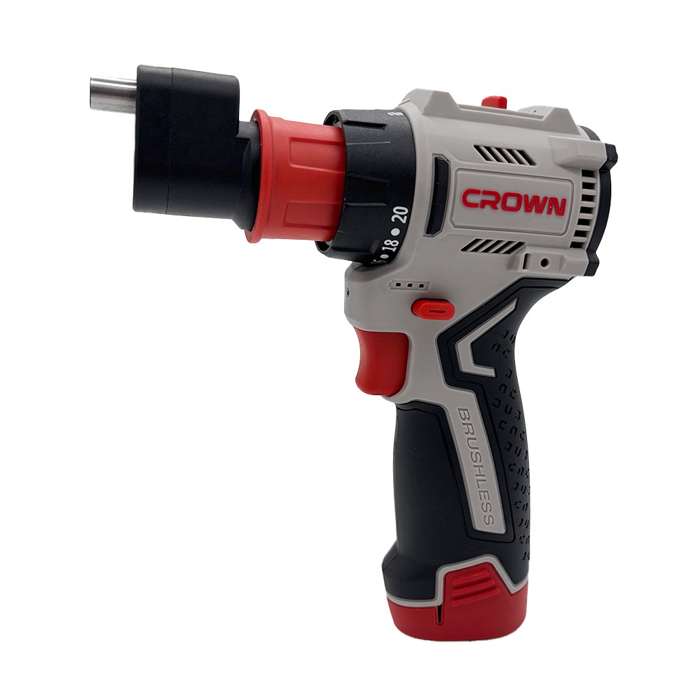 Дрель-шуруповерт аккумуляторная со сменными патронами CROWN CT21129HQX-2 BMC