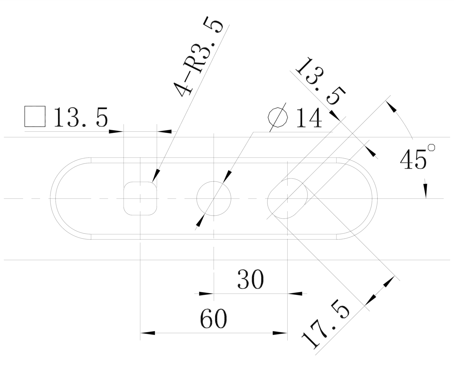 Нож 21" для газонокосилки HYUNDAI (53 см)