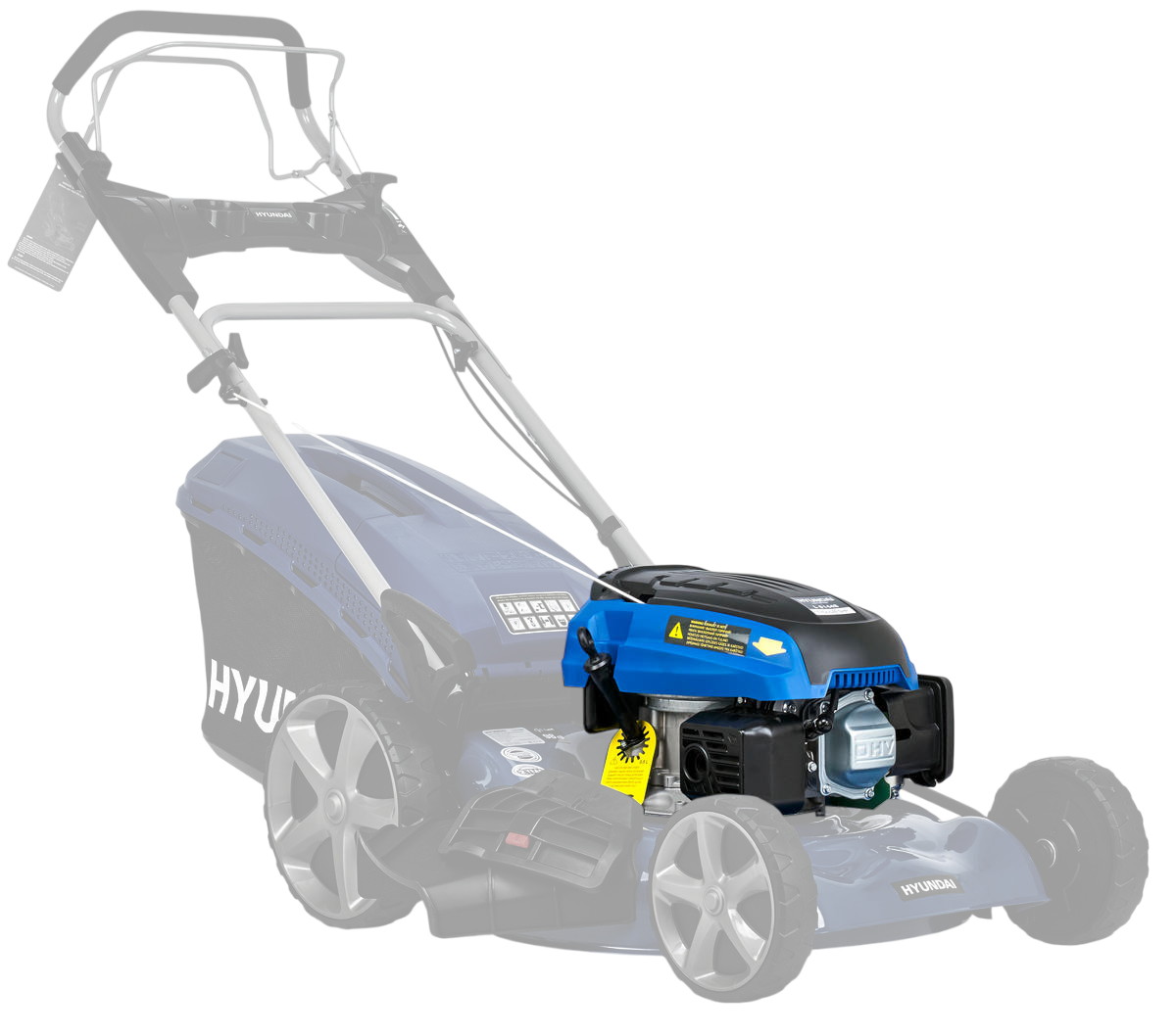 Бензиновый двигатель Y145V для газонoкосилок L 4710S (L4410, L4410S) HYUNDAI