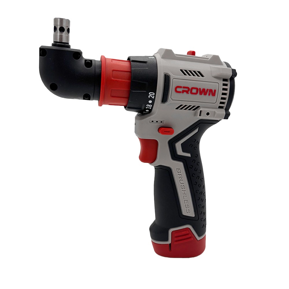 Дрель-шуруповерт аккумуляторная со сменными патронами CROWN CT21129HQX-2 BMC