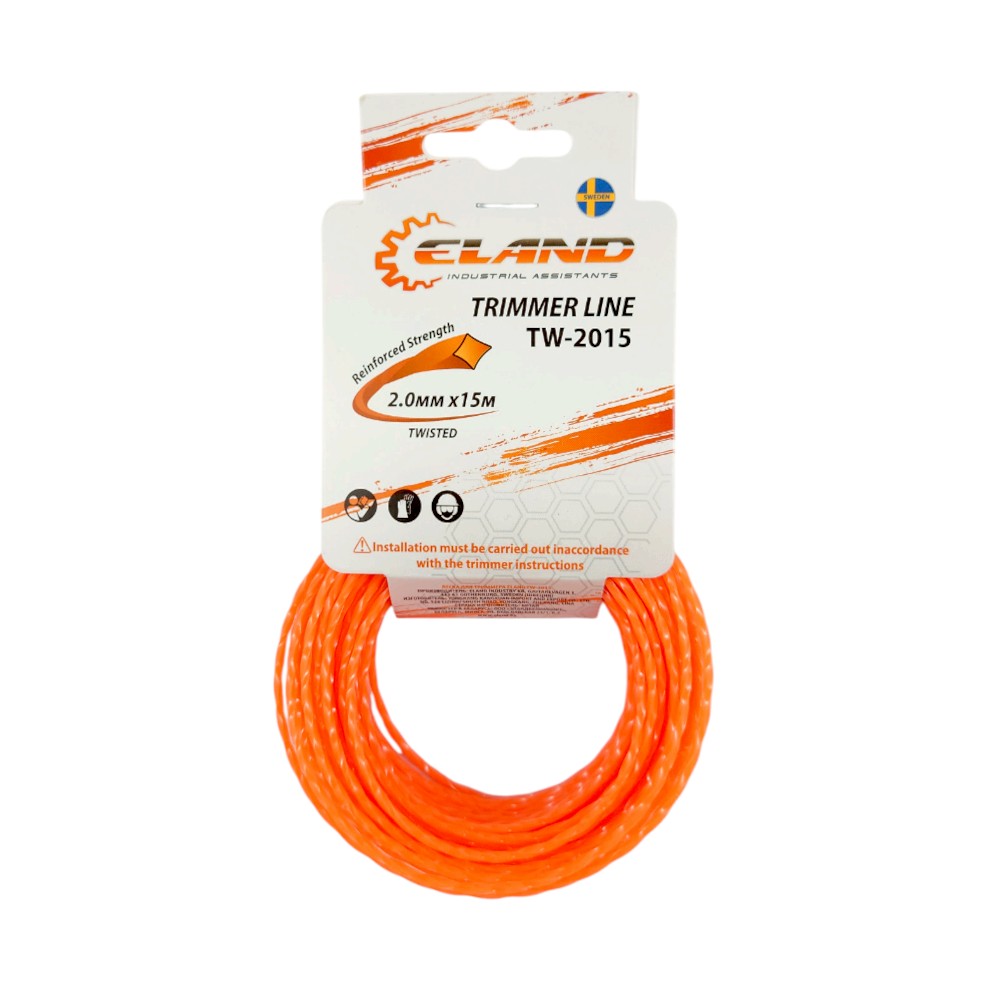 Леска для триммера ELAND TW-2015 2,0мм*15м,витой (отгружается кратно 12 шт)