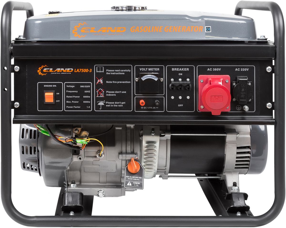 Генератор бензиновый ELAND LA7500-3 