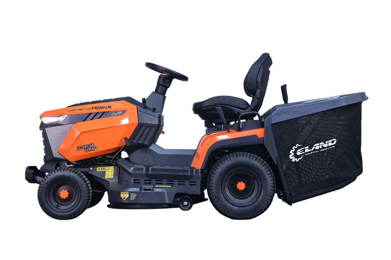 Газонокосилка бензиновая самоходная с сиденьем (райдер) ELAND LT-5810P 