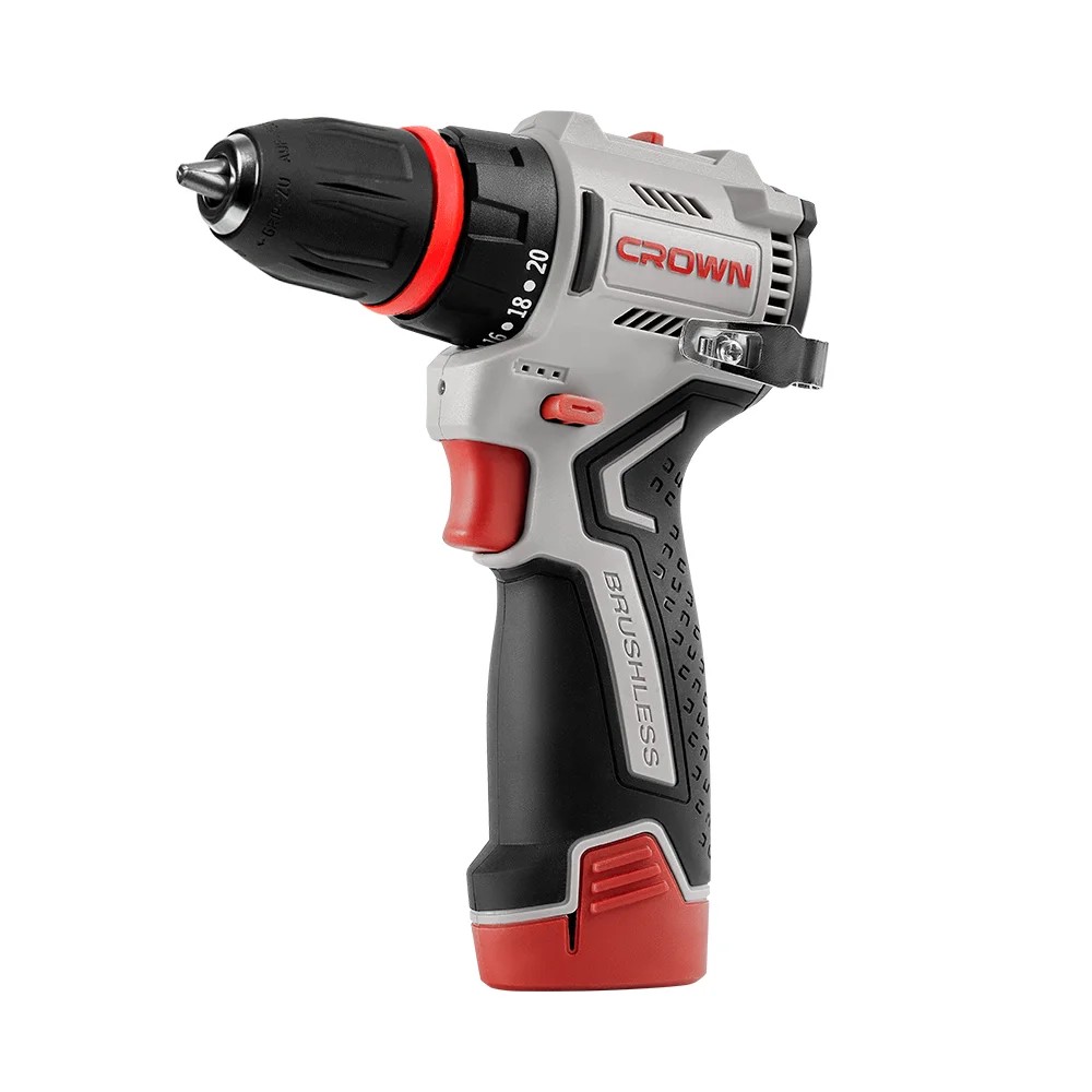 Дрель-шуруповерт аккумуляторная со сменными патронами CROWN CT21129HQX-2 BMC
