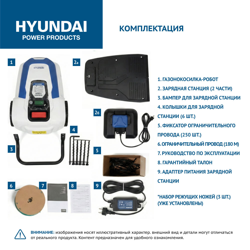 Газонокосилка-робот аккумуляторная HYUNDAI L-CORTEX-5