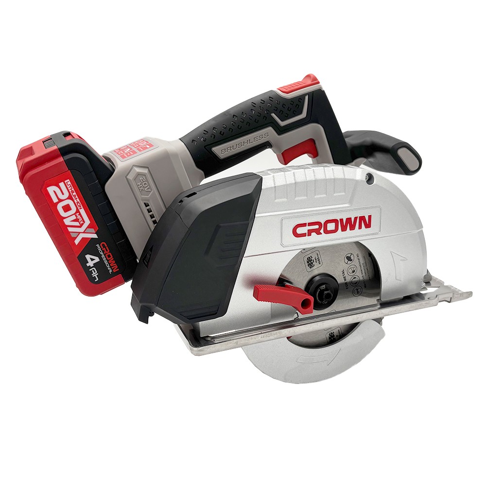 Пила дисковая по металлу аккумуляторная CROWN CT25040-150HX-4 BMC