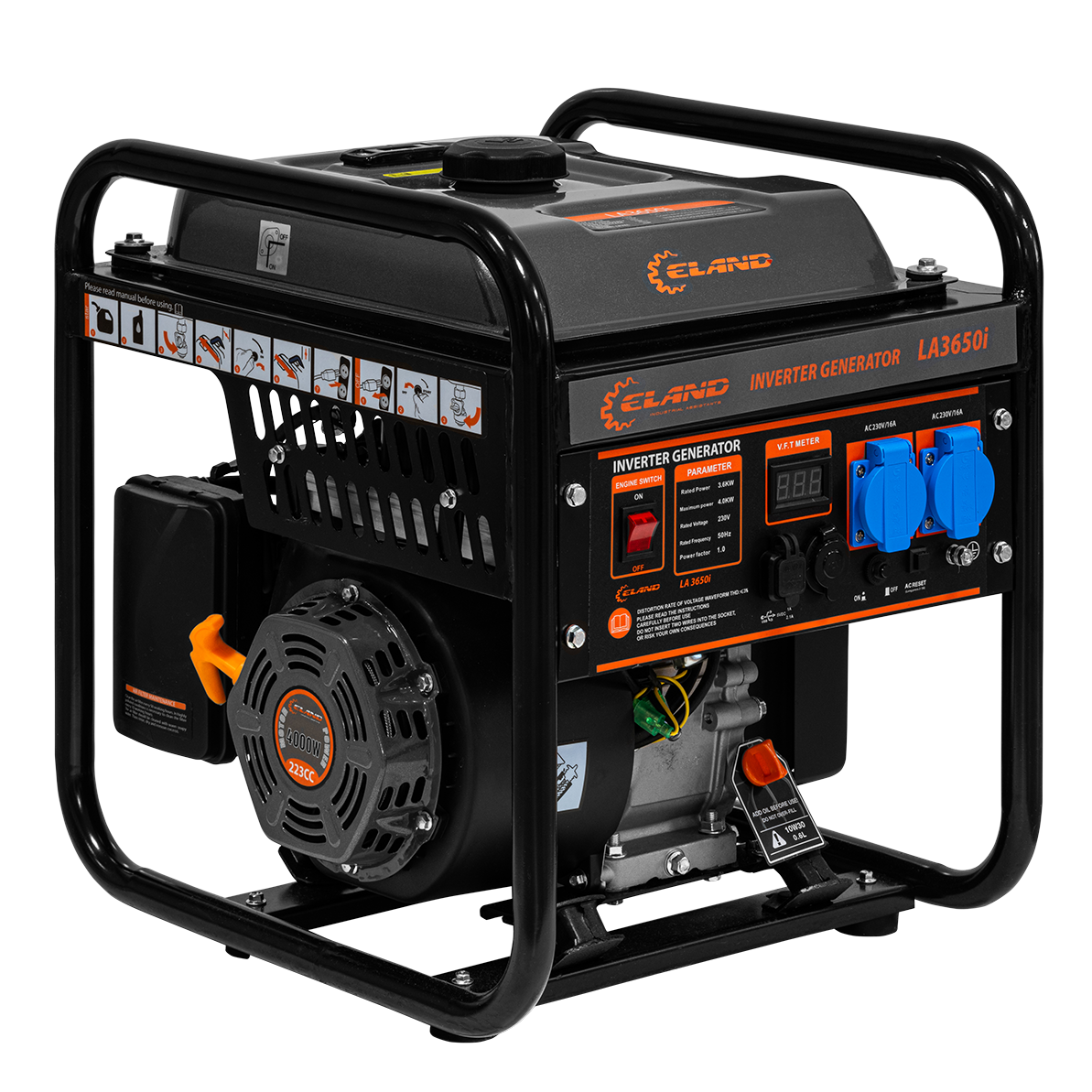 Генератор инверторный бензиновый ELAND LA3650i