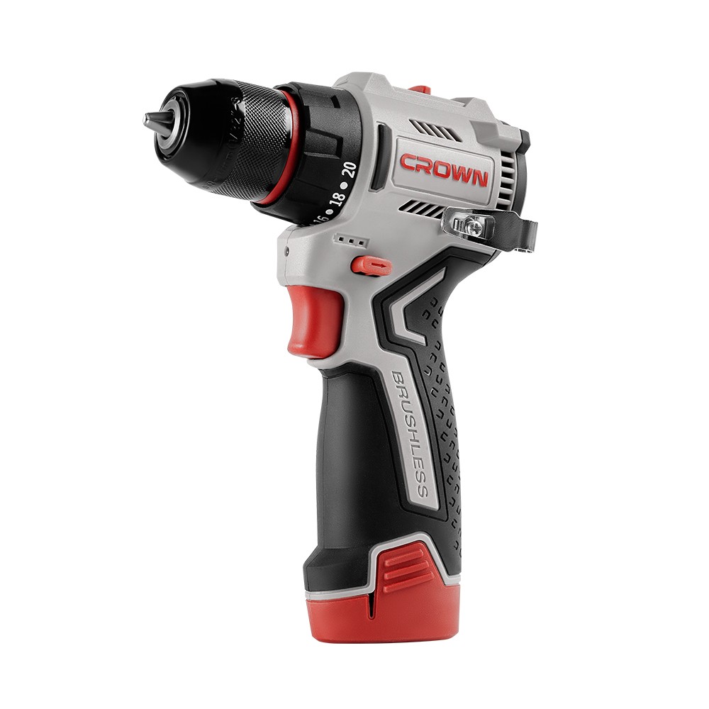 Дрель-шуруповерт аккумуляторная CROWN CT21129HMX-2 BMC