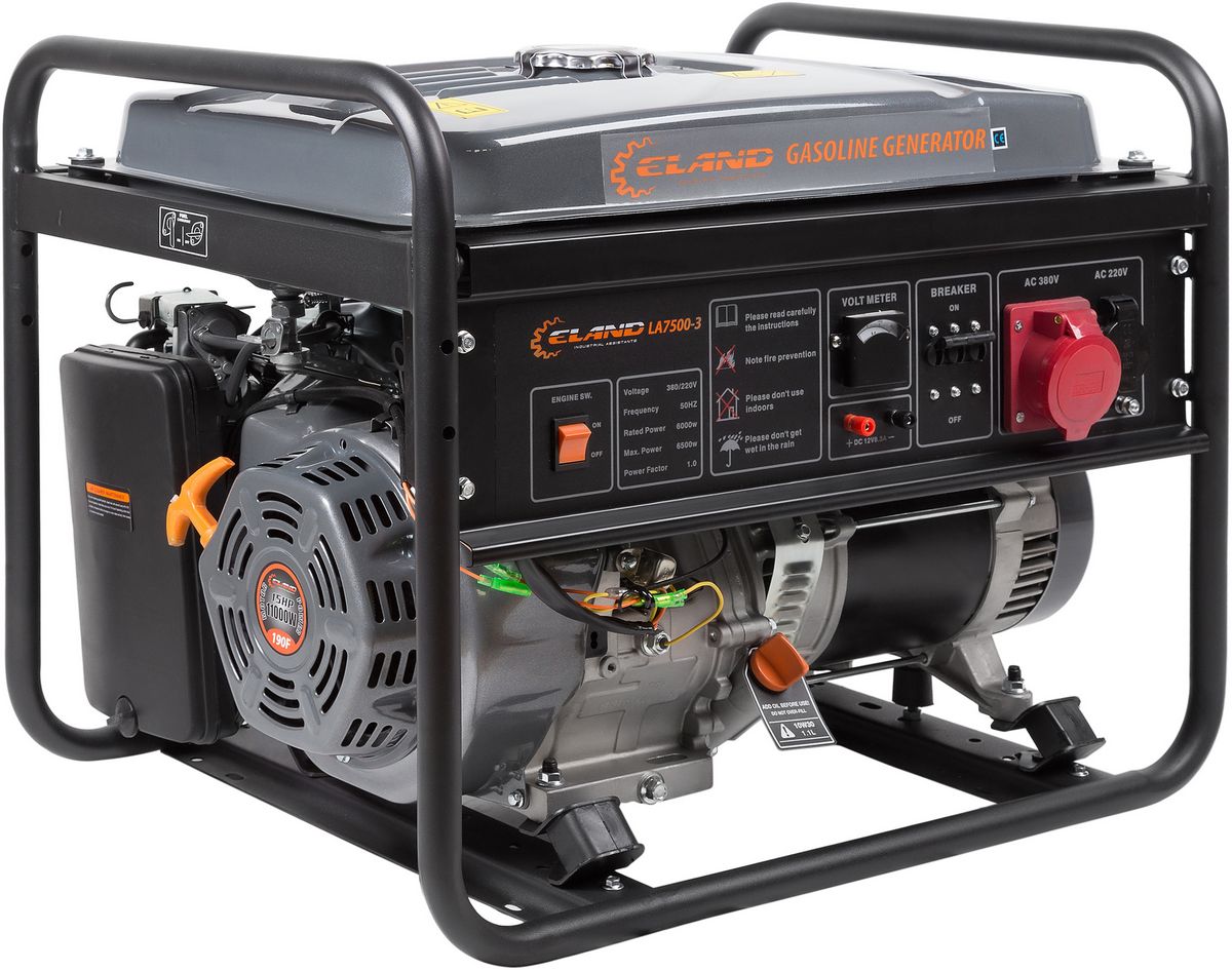 Генератор бензиновый ELAND LA7500-3 
