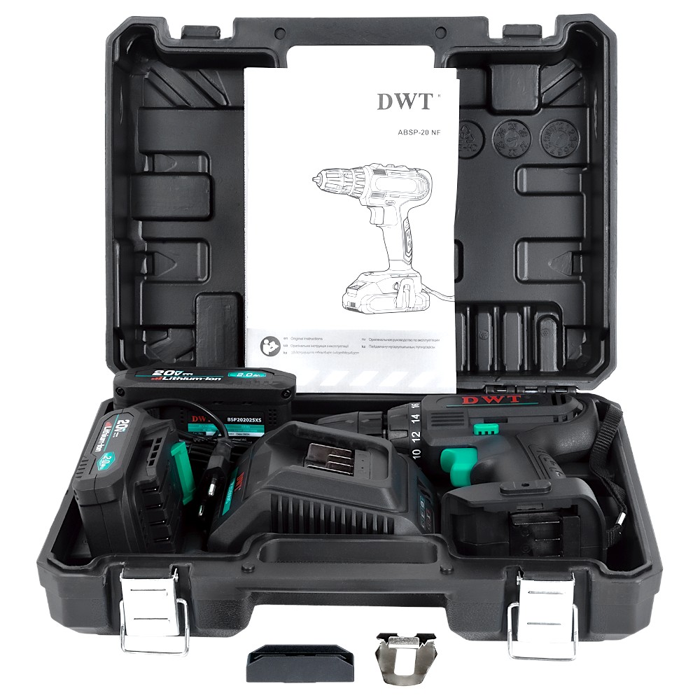 Дрель-шуруповерт аккумуляторная DWT ABSP-20 NF-2 BMC