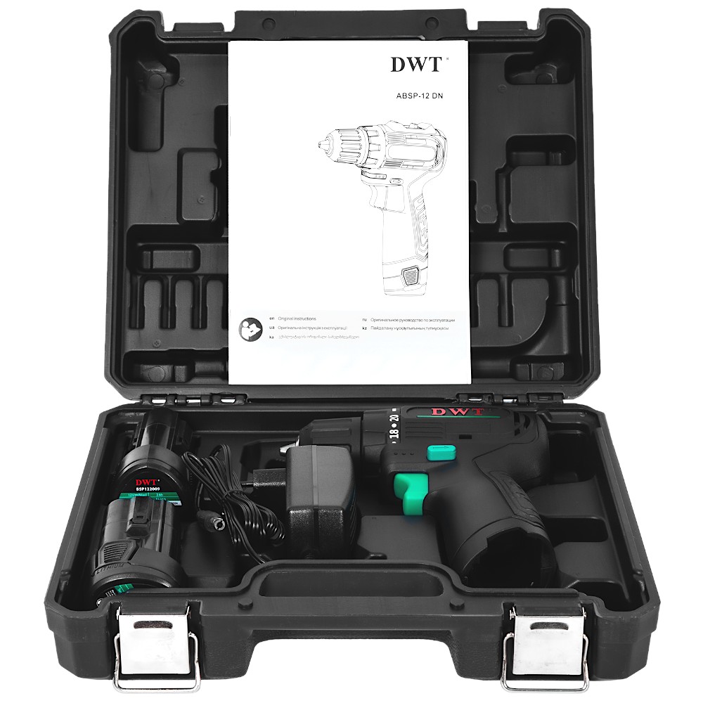 Дрель-шуруповерт аккумуляторная DWT ABSP-12 DN-2