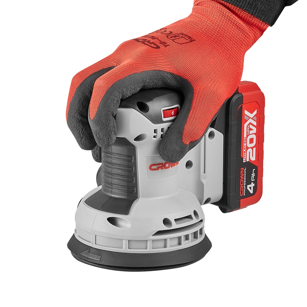 Машина шлифовальная ротационная аккумуляторная CROWN CT23011HX