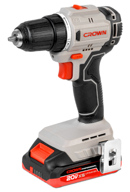 Дрель-шуруповерт аккумуляторная CROWN CT21104XS-2 BMC